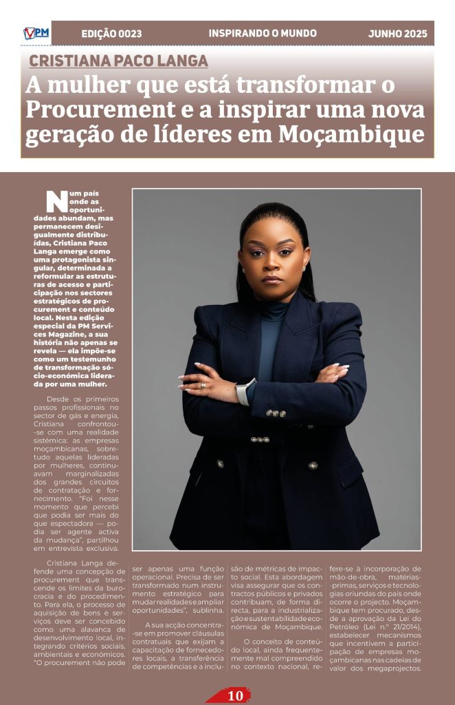 Cristiana Paco Langa: Leadership with Purpose in National Procurement